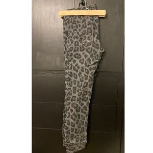 Mother denim leopard print “the looker” skinny denim NWOT